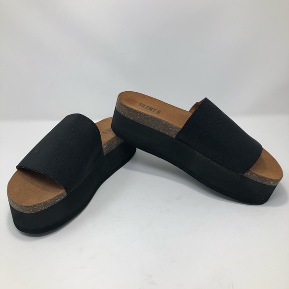 Anthropologie Shoes - Anthropologie-Silent D-High Flatform Slide Sandals